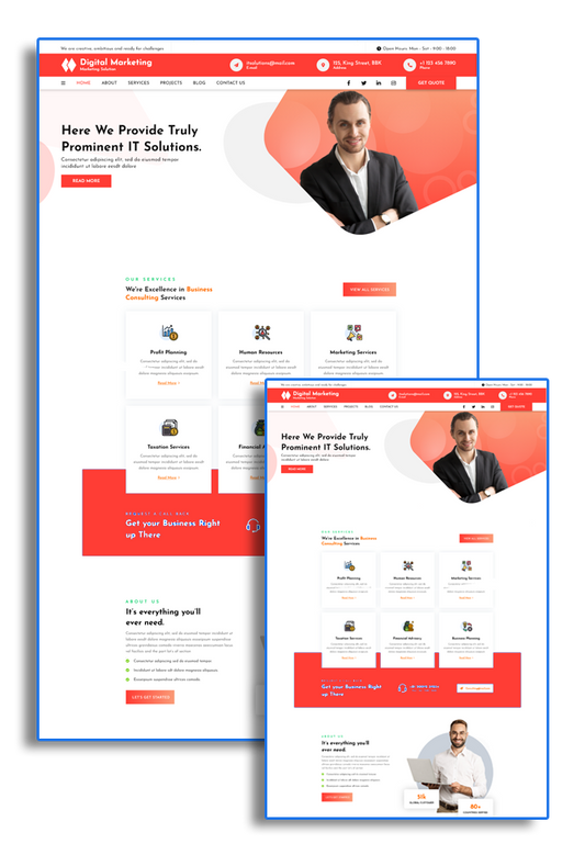 Free Digital Marketing WordPress Theme