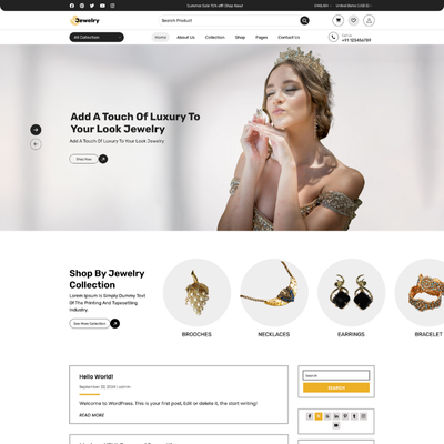 Free Jewelry WordPress Theme Icon