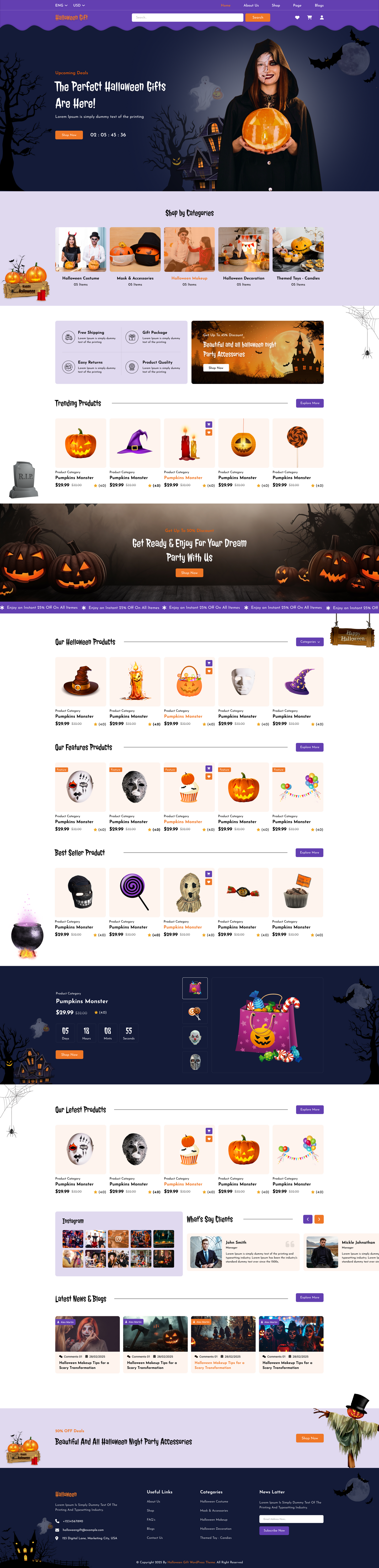 Halloween WordPress Theme