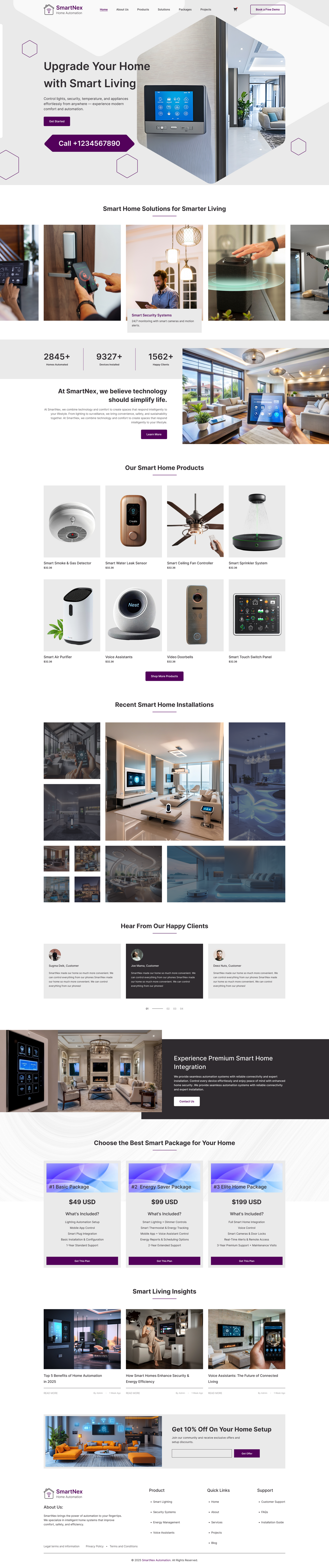 Home Automation WordPress Theme