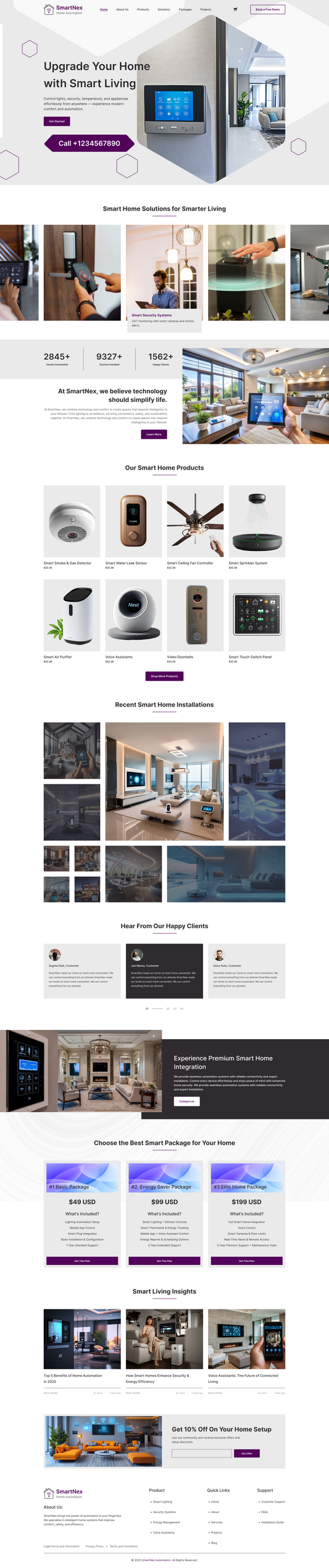 Home Automation WordPress Theme