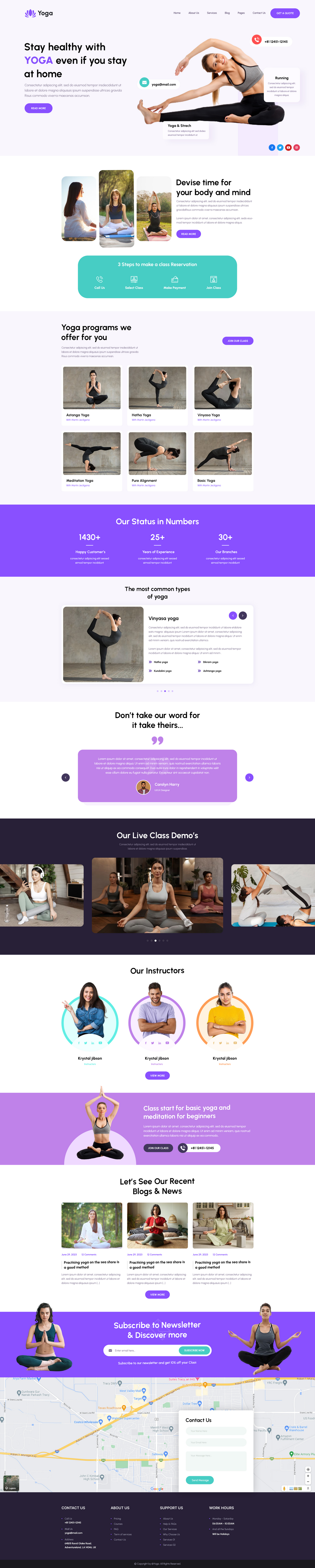 Kriya Yoga WordPress Theme