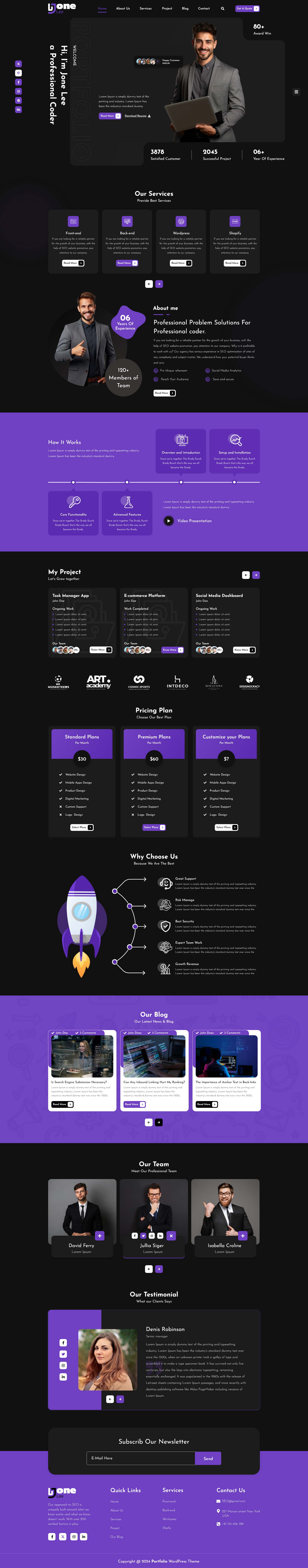 Portfolio Wordpress Theme