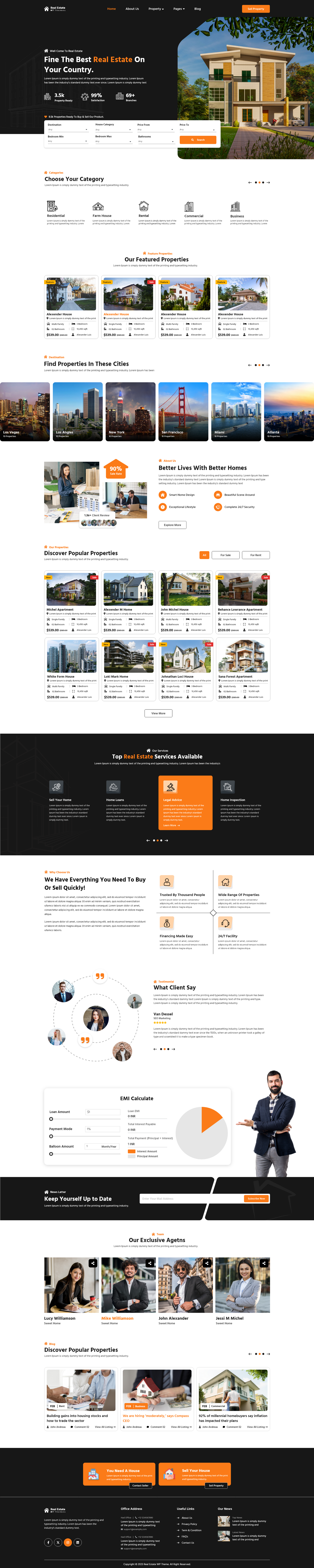 Real Estate WordPress Theme