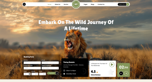 Safari WordPress Theme