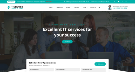 Software Company WordPress Theme