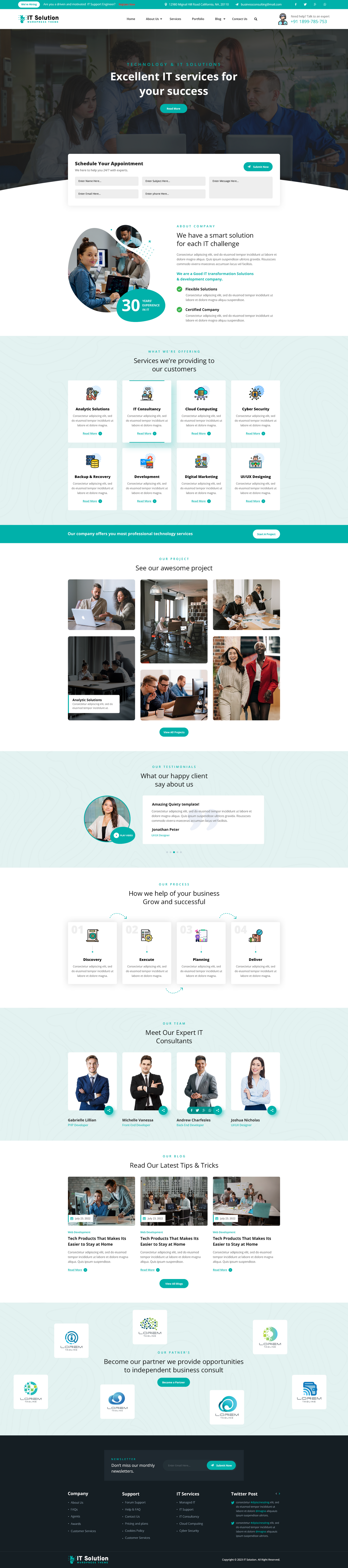 Software Company WordPress Theme