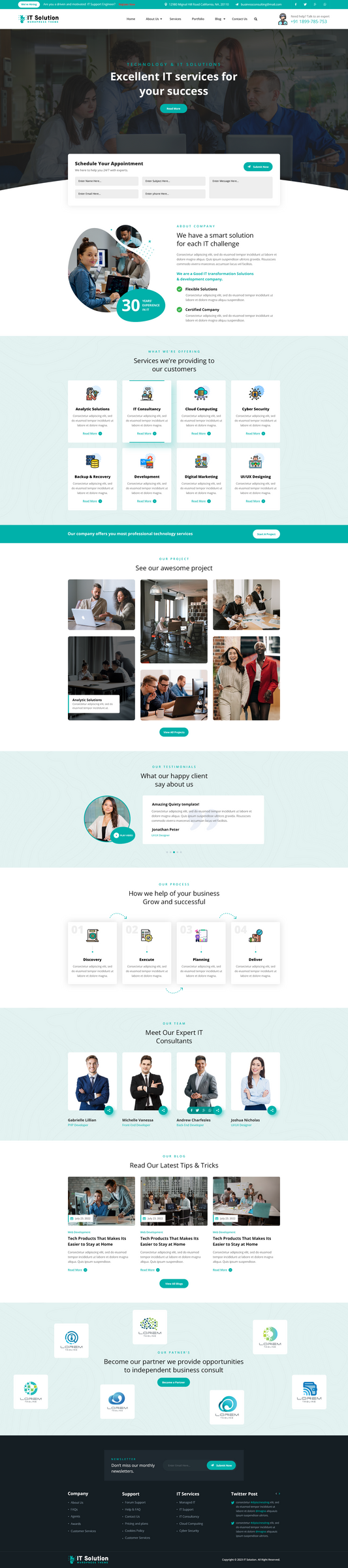 Software Company WordPress Theme