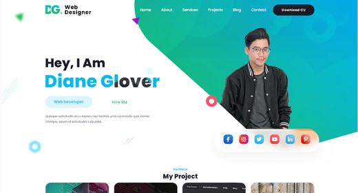 Unique Graphic Designer Icon