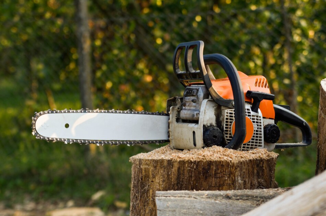 Woodcutter Sawing
