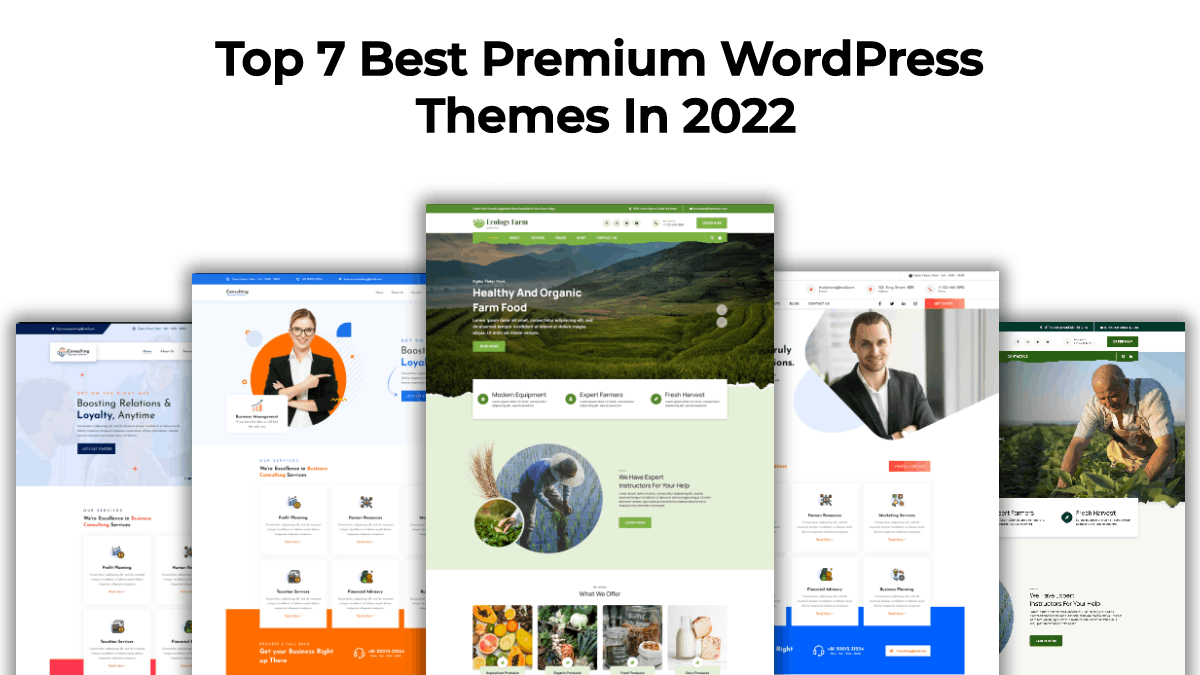 7+ Responsive WordPress Themes For Business Websites