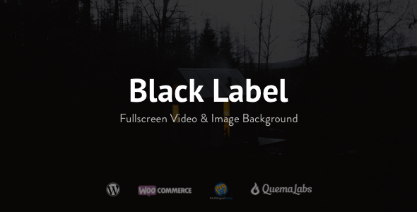 Black Label Photographer WordPress Theme