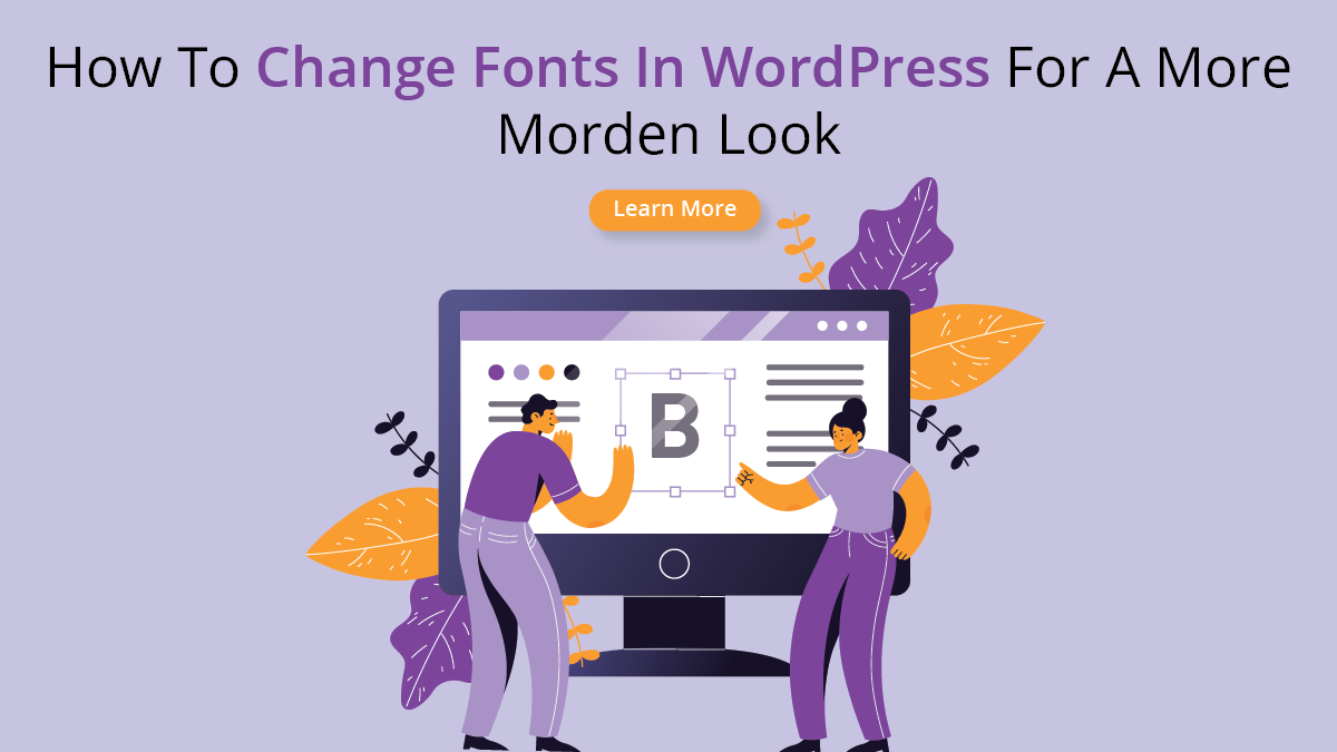 change fonts in wordpress