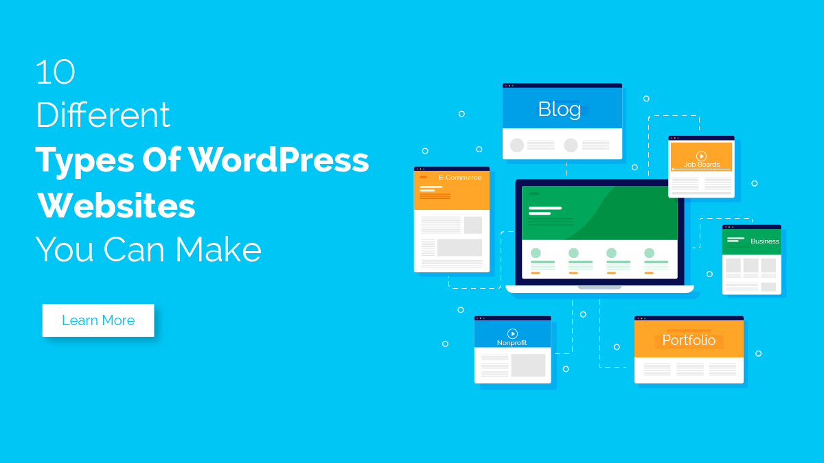 10 Different Types Of WordPress Websites You Can Make