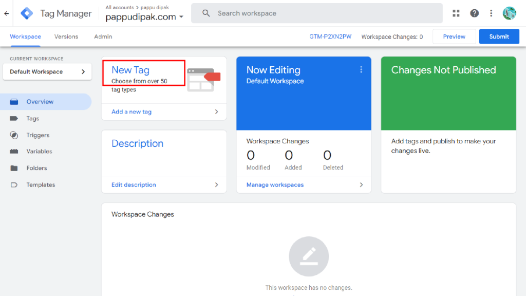 Create A Tag In Google Tag Manager