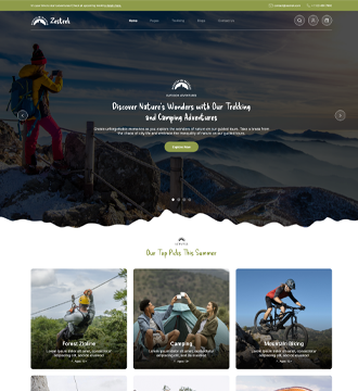Hiking WordPress Theme