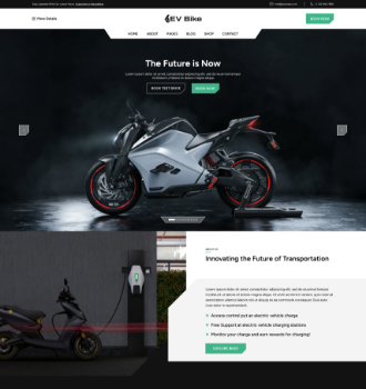 Bike Shop WordPress Theme