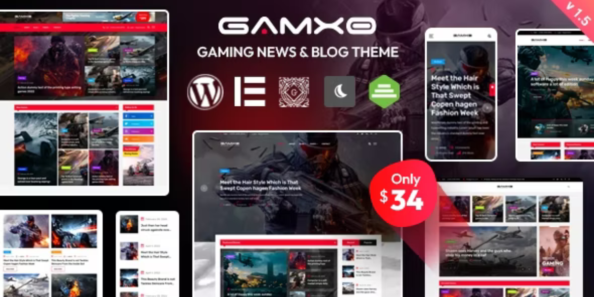 gamxo wordpress gaming news blog theme