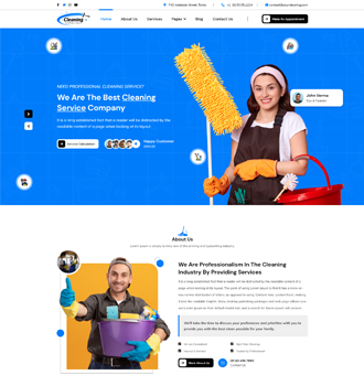 Cleaning Services WordPress Theme