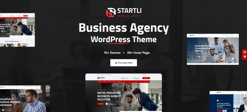 startli business consulting rtl wordpress theme