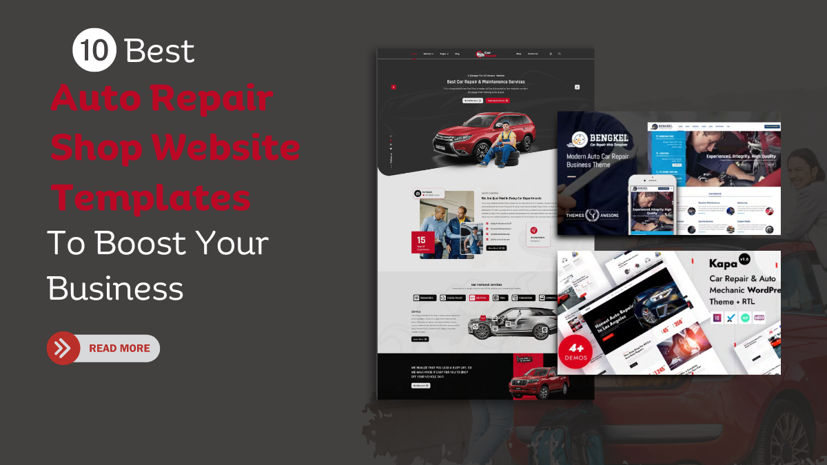 10 Best Auto Repair Shop Website Templates To Boost Your Business