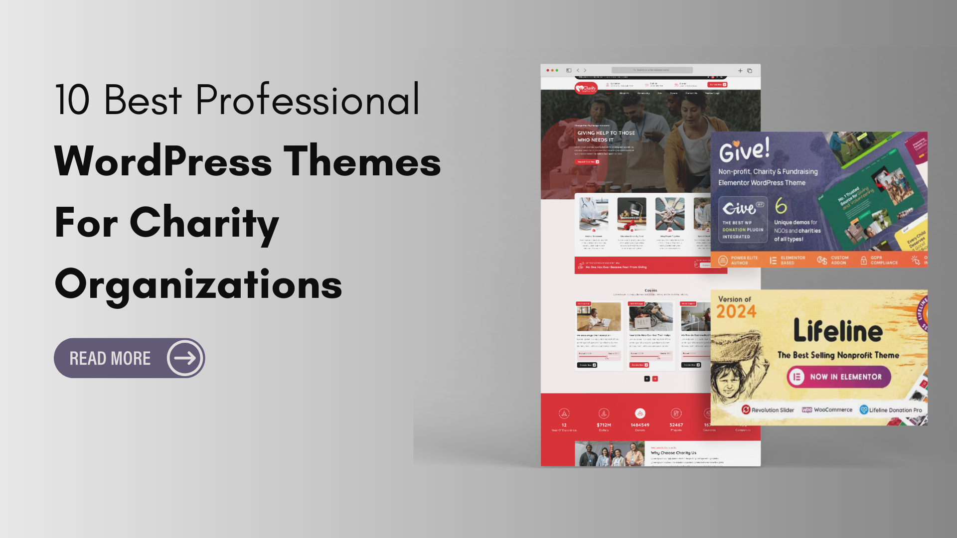 10 Best Professional WordPress Themes For Charity Organizations