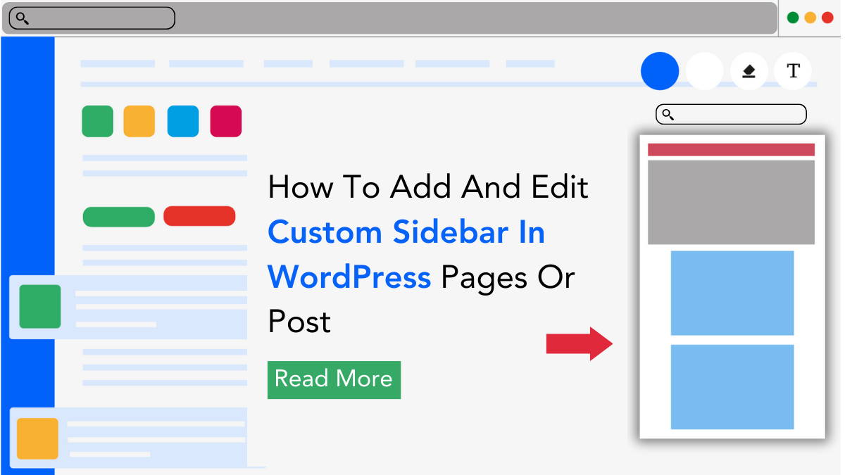 How To Add And Edit Custom Sidebar In WordPress Pages Or Post