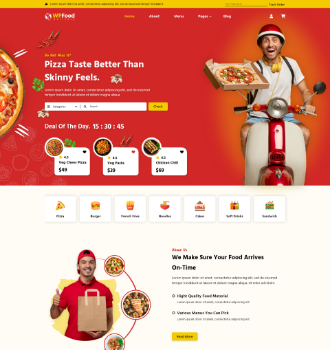 Fast Food Delivery WordPress Theme